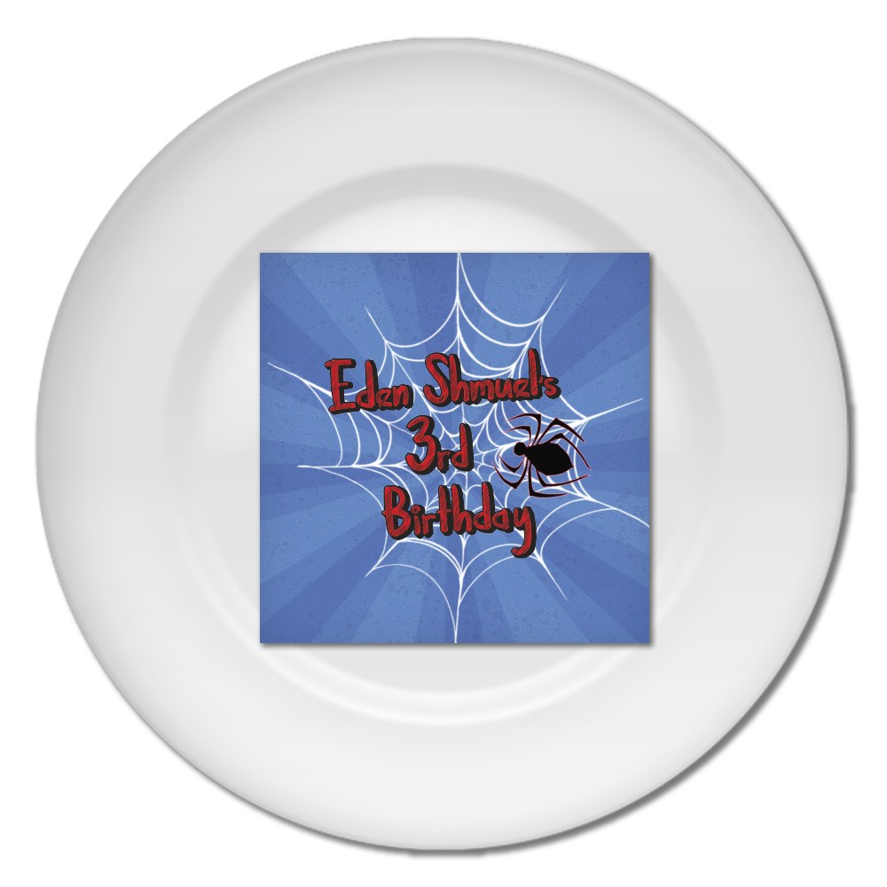 דף מיתוג לצלחת דגם SPIDER