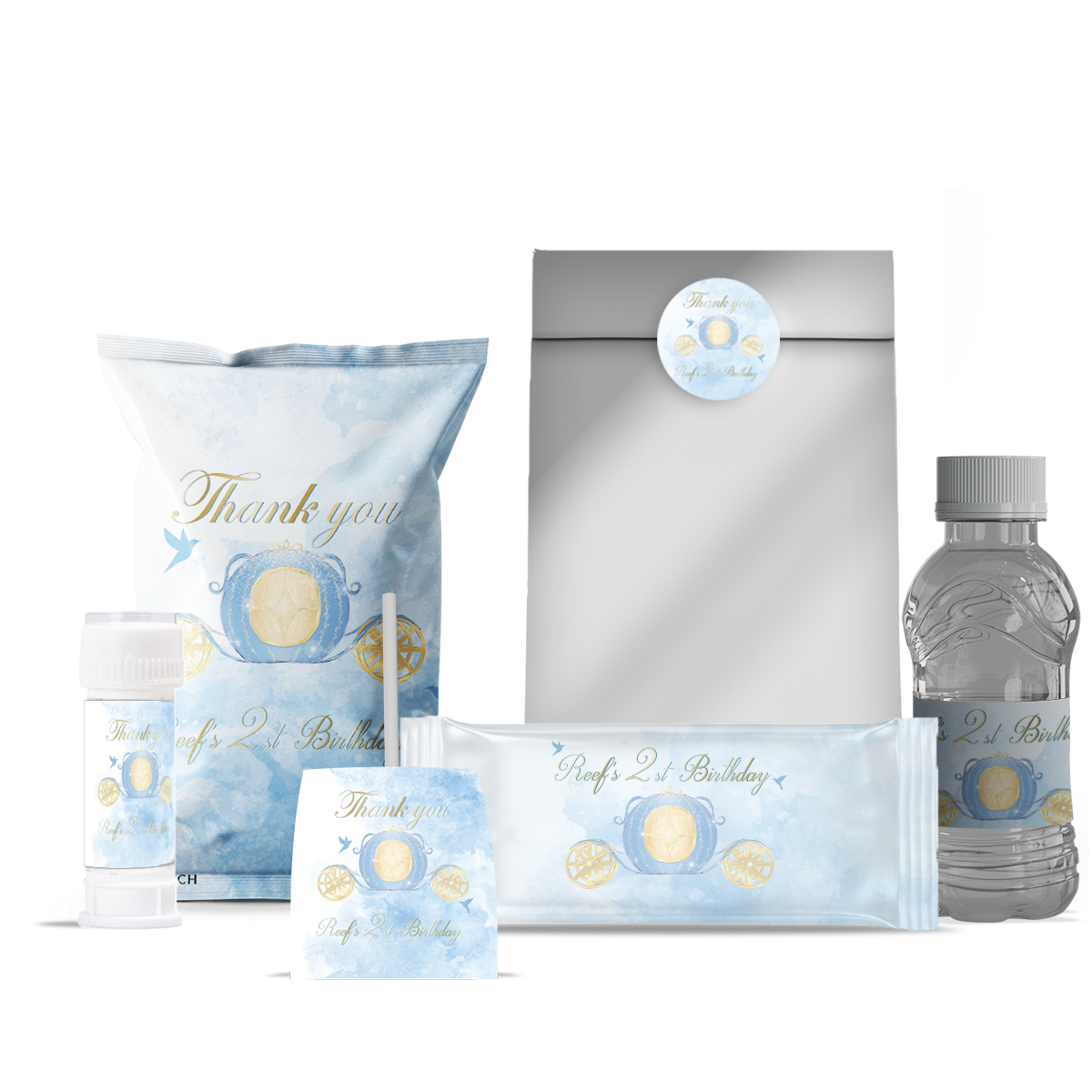 חבילת מיתוג מסיבה דגם הכרכרה נסיכות